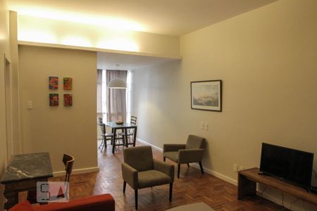Sala de apartamento para alugar com 1 quarto, 64m² em Copacabana, Rio de Janeiro