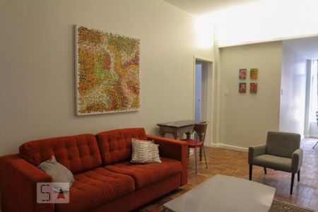 Sala de apartamento para alugar com 1 quarto, 64m² em Copacabana, Rio de Janeiro
