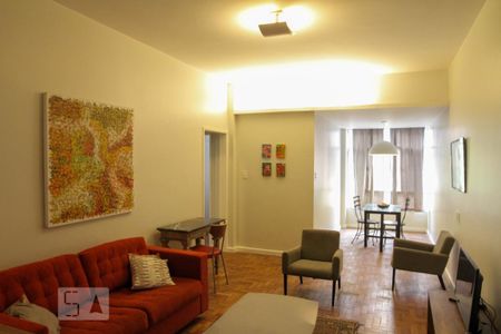 Sala de apartamento para alugar com 1 quarto, 64m² em Copacabana, Rio de Janeiro