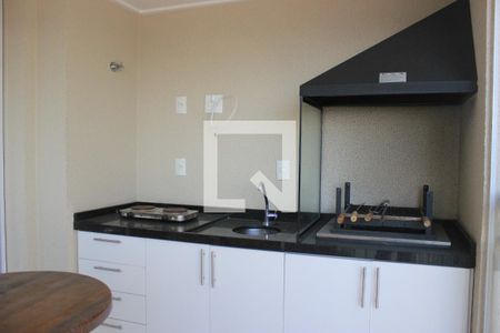 Studio para alugar com 38m², 1 quarto e 1 vagaVaranda da sala e espaço gourmet