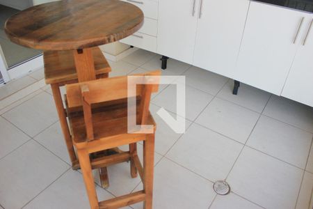 Studio para alugar com 38m², 1 quarto e 1 vagaVaranda da sala e espaço gourmet