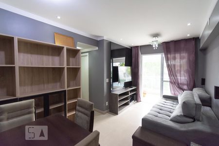 Sala de apartamento para alugar com 1 quarto, 54m² em Jardim Santo Amaro, São Paulo