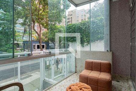 Varanda da Sala de apartamento à venda com 3 quartos, 165m² em Bela Vista, São Paulo