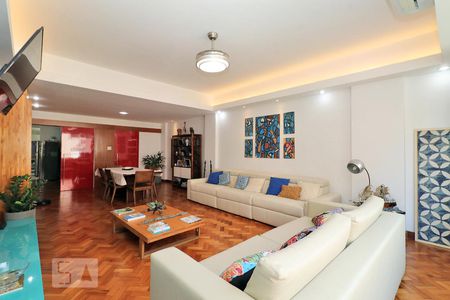 Sala. de apartamento para alugar com 3 quartos, 180m² em Copacabana, Rio de Janeiro