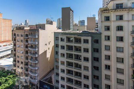Vista da Varanda de kitnet/studio à venda com 1 quarto, 28m² em Santa Efigênia, São Paulo