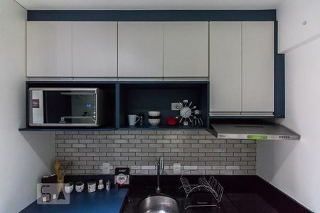 Studio à venda com 28m², 1 quarto e sem vagaCozinha