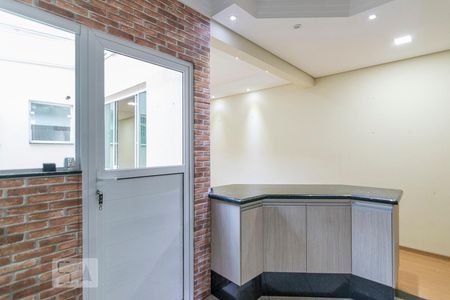 Cozinha de apartamento à venda com 2 quartos, 55m² em Vila Alzira, Santo André