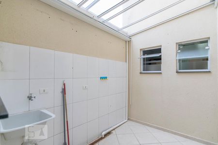 Área de Serviço de apartamento à venda com 2 quartos, 55m² em Vila Alzira, Santo André