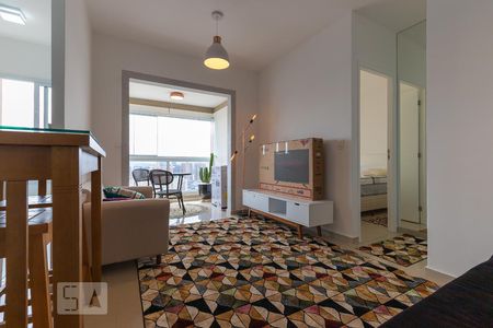 Sala de apartamento à venda com 1 quarto, 45m² em Bosque, Campinas