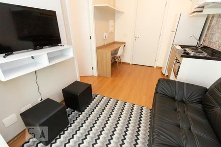 Sala de apartamento para alugar com 1 quarto, 34m² em Barra Funda, São Paulo