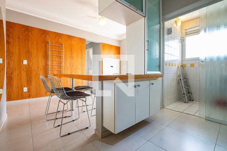 Sala/Cozinha de apartamento à venda com 1 quarto, 44m² em Vila Pompéia, São Paulo