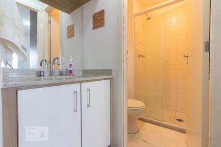 Apartamento para alugar com 49m², 1 quarto e 1 vaga Apartamento para alugar com 49m², 1 quarto e 1 vagaBanheiro