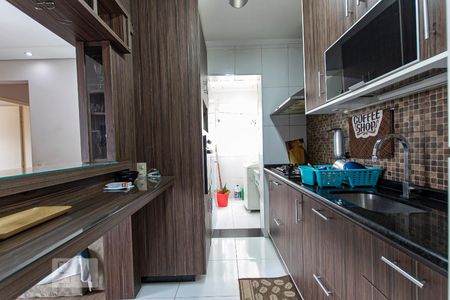 Cozinha  de apartamento à venda com 3 quartos, 87m² em Jardim Guarani, Jundiaí