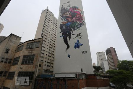 Vista Sala de apartamento à venda com 1 quarto, 26m² em Vila Buarque, São Paulo
