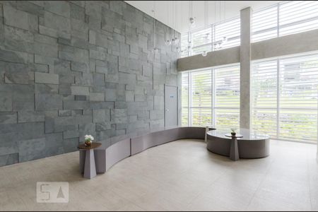 Studio para alugar com 42m², 1 quarto e 1 vaga Studio para alugar com 42m², 1 quarto e 1 vagaHall