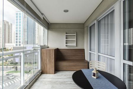 Varanda Gourmet de kitnet/studio para alugar com 1 quarto, 42m² em Centro, São Bernardo do Campo