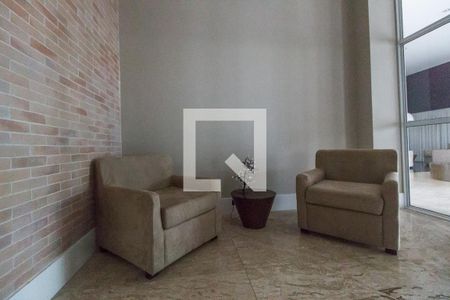 Apartamento para alugar com 107m², 2 quartos e 2 vagasHall social