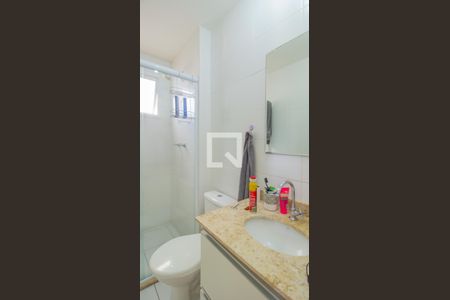 Banheiro da Suíte de apartamento à venda com 2 quartos, 59m² em Engordadouro, Jundiaí