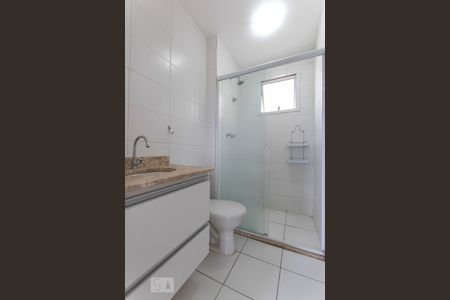 Banheiro Social de apartamento à venda com 2 quartos, 59m² em Engordadouro, Jundiaí
