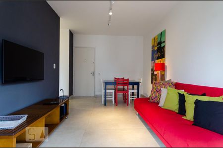 Sala de apartamento para alugar com 1 quarto, 69m² em Cambuí, Campinas