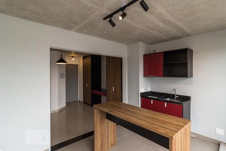 Varanda cozinha de kitnet/studio à venda com 1 quarto, 30m² em Bom Retiro, São Paulo