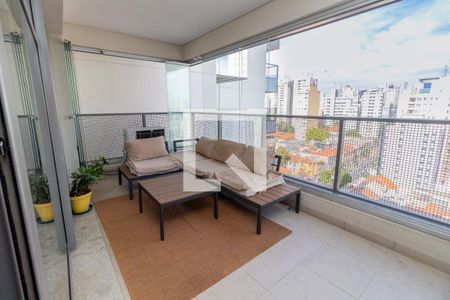 Varanda da Sala de apartamento para alugar com 1 quarto, 50m² em Barra Funda, São Paulo