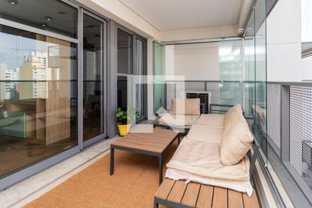 Varanda da Sala de apartamento para alugar com 1 quarto, 50m² em Barra Funda, São Paulo