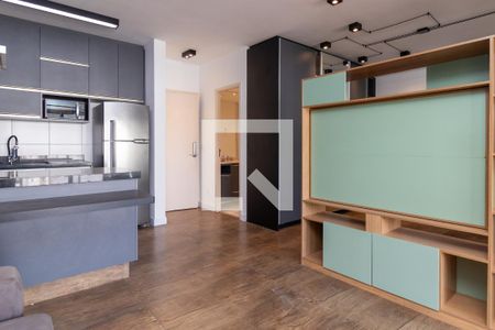 Sala de apartamento para alugar com 1 quarto, 50m² em Barra Funda, São Paulo