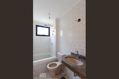 Banheiro da suíte de apartamento à venda com 2 quartos, 70m² em Baeta Neves, São Bernardo do Campo
