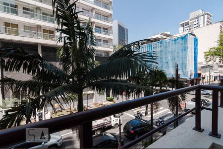 vista da Sacada de kitnet/studio para alugar com 1 quarto, 20m² em Centro, São Paulo