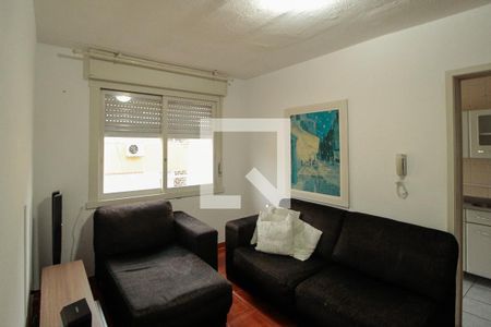 Sala de apartamento para alugar com 1 quarto, 42m² em Jardim do Salso, Porto Alegre