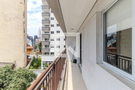 Varanda de kitnet/studio à venda com 1 quarto, 34m² em Centro, São Paulo