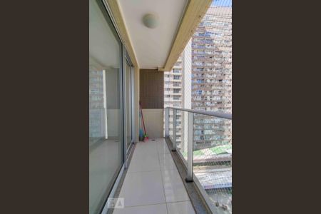 Varanda da Sala e Cozinha de apartamento para alugar com 1 quarto, 44m² em Norte (águas Claras), Brasília