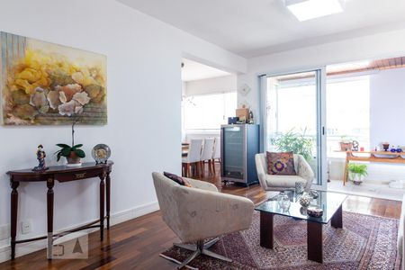 Sala de Estar de apartamento à venda com 3 quartos, 210m² em Cidade Monções, São Paulo