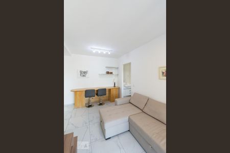 Sala de apartamento à venda com 1 quarto, 45m² em Santo Amaro, São Paulo