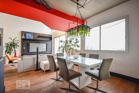 Sala de Jantar de apartamento à venda com 1 quarto, 98m² em Real Parque, São Paulo