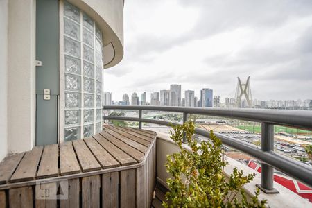 Apartamento à venda com 98m², 1 quarto e 2 vagasVaranda do Quarto 