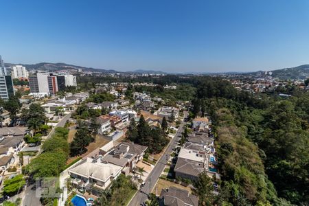 Vista da Varanda de kitnet/studio à venda com 1 quarto, 51m² em Alphaville, Barueri