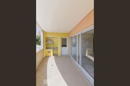 Varanda gourmet de apartamento à venda com 3 quartos, 158m² em Vila Assunção, Santo André
