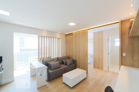 Sala de apartamento para alugar com 1 quarto, 40m² em Cidade Monções, São Paulo