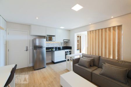 Sala de apartamento para alugar com 1 quarto, 40m² em Cidade Monções, São Paulo