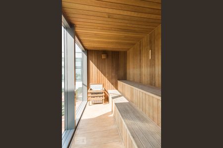 Sauna - Condomínio de kitnet/studio para alugar com 1 quarto, 42m² em Brooklin Paulista, São Paulo