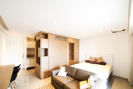Studio de kitnet/studio para alugar com 1 quarto, 42m² em Brooklin Paulista, São Paulo