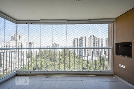 Varanda da Sala de apartamento para alugar com 3 quartos, 107m² em Vila Andrade, São Paulo