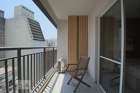 Varanda de kitnet/studio à venda com 1 quarto, 42m² em Centro, São Paulo