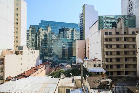 Vista da Sala de kitnet/studio à venda com 1 quarto, 37m² em Centro, Rio de Janeiro