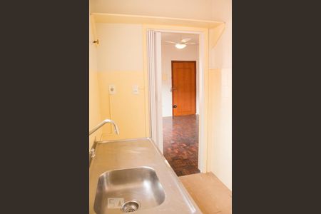 Cozinha de kitnet/studio para alugar com 1 quarto, 25m² em Centro Histórico, Porto Alegre
