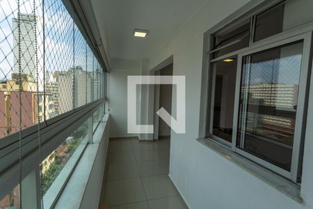Varanda da Sala de apartamento para alugar com 1 quarto, 42m² em Centro, Belo Horizonte