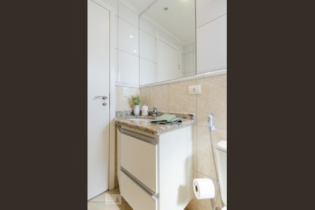 Banheiro de apartamento para alugar com 1 quarto, 55m² em Jardim do Mar, São Bernardo do Campo