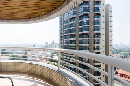 Varanda da sala de apartamento para alugar com 1 quarto, 55m² em Jardim do Mar, São Bernardo do Campo